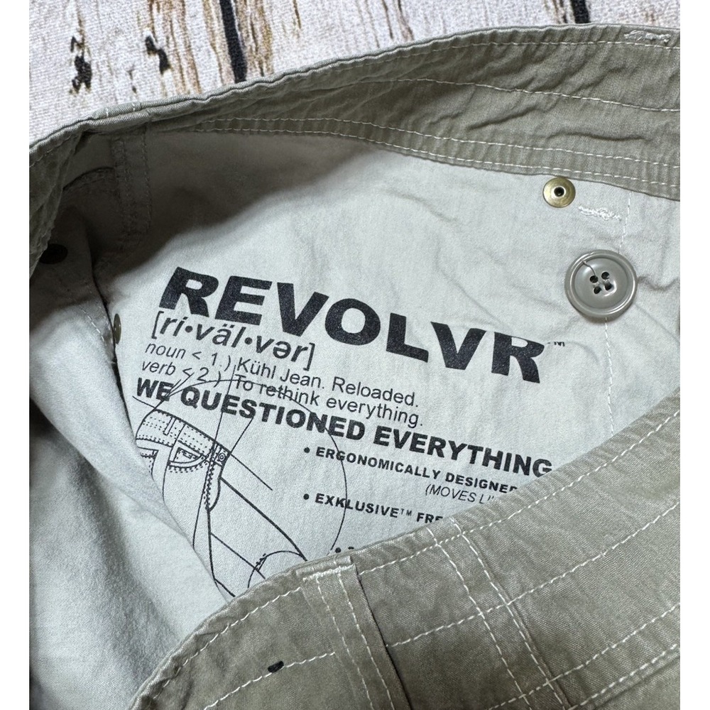 Kuhl Revolvr Vintage Pants Mens Size 32x30 (32x29) Tan Gorpcore Hiking Fade - Picture 5 of 8